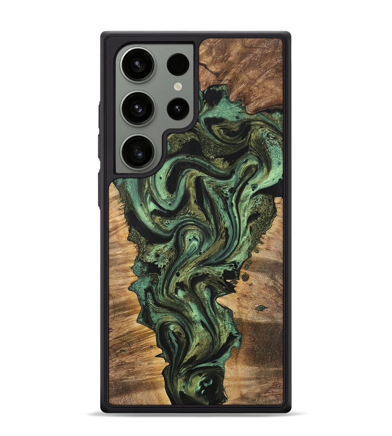 Galaxy S24 Ultra Wood+Resin Phone Case - Adalyn (Mosaic, 701733)