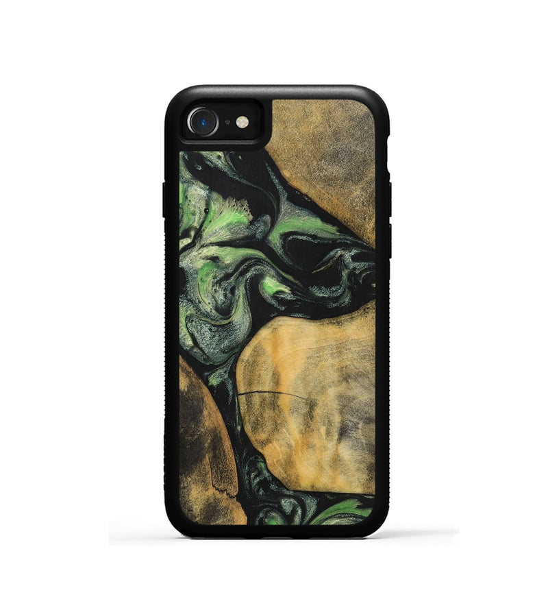 iPhone SE Wood+Resin Phone Case - Brenden (Mosaic, 701735)