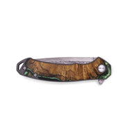 EDC Wood+Resin Pocket Knife - Kerri (Green, 701876)