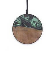 Circle Wood+Resin Wireless Charger - Brad (Green, 701904)