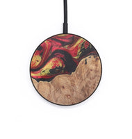 Circle Wood+Resin Wireless Charger - Essie (Red, 701909)