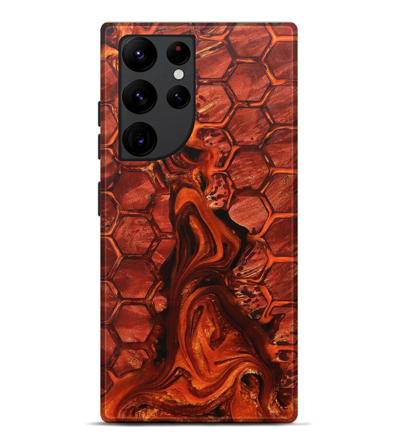 Galaxy S22 Ultra Wood+Resin Live Edge Phone Case - Lakisha (Pattern, 702090)
