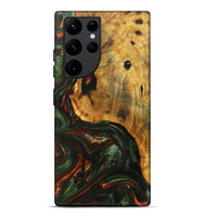 Galaxy S22 Ultra Wood+Resin Live Edge Phone Case - Adelaide (Green, 702101)
