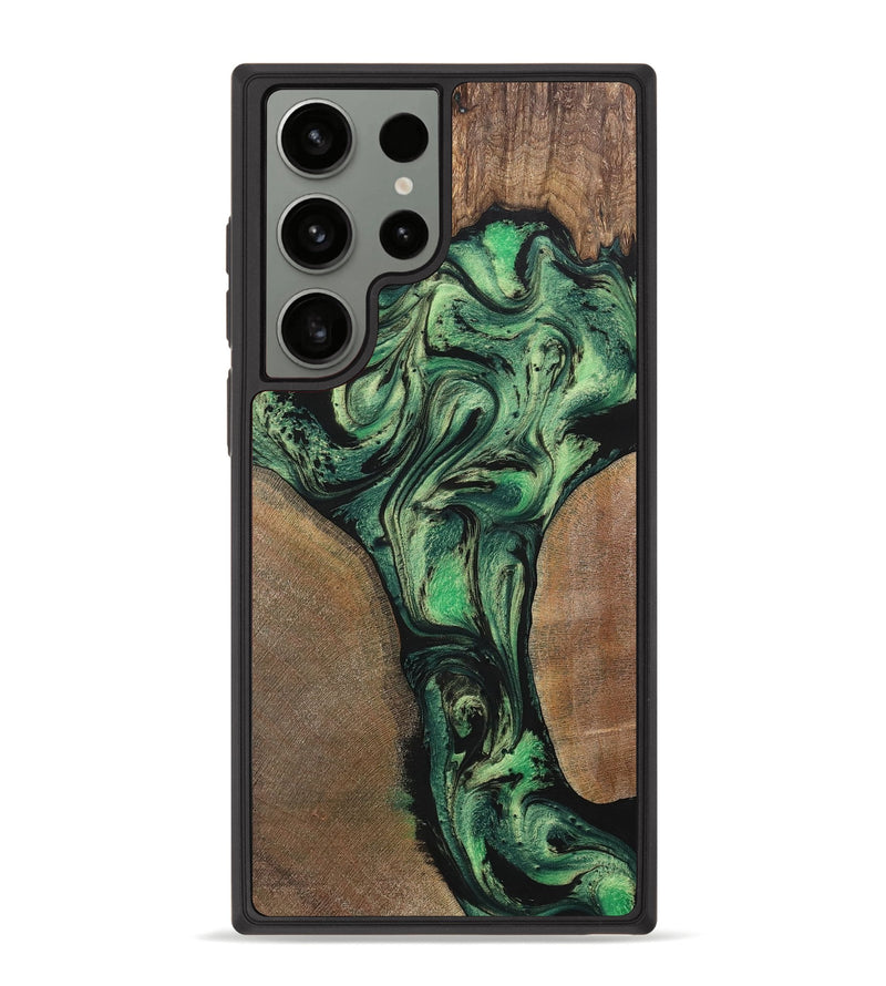 Galaxy S23 Ultra Wood+Resin Phone Case - Ross (Mosaic, 702153)