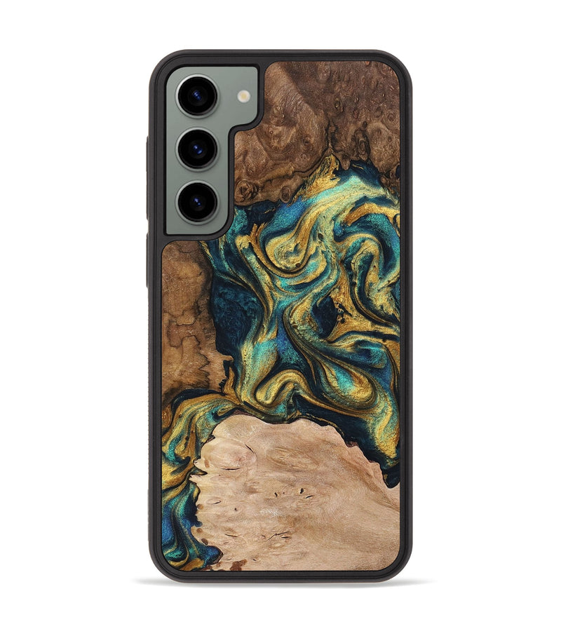 Galaxy S23 Plus Wood+Resin Phone Case - Dan (Mosaic, 702160)