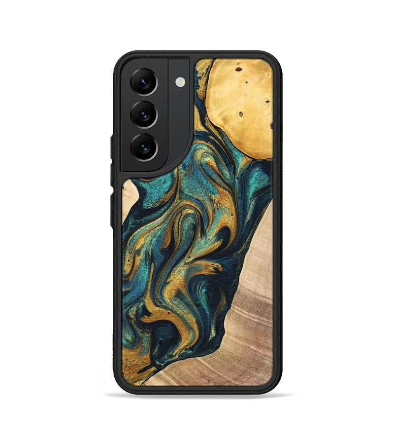 Galaxy S22 Wood+Resin Phone Case - Sondra (Mosaic, 702162)