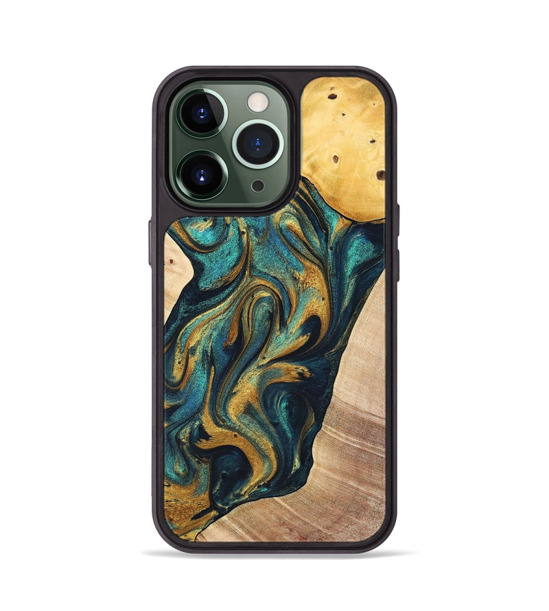 iPhone 13 Pro Wood+Resin Phone Case - Sondra (Mosaic, 702162)
