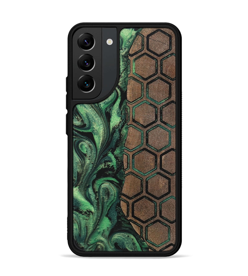 Galaxy S22 Plus Wood+Resin Phone Case - Edward (Pattern, 702188)