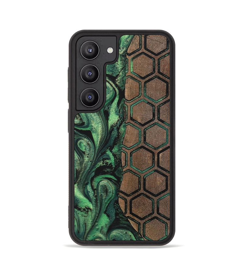 Galaxy S23 Wood+Resin Phone Case - Edward (Pattern, 702188)