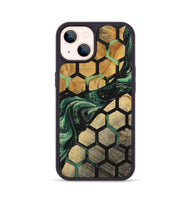 iPhone 14 Wood+Resin Phone Case - Deneen (Pattern, 702191)