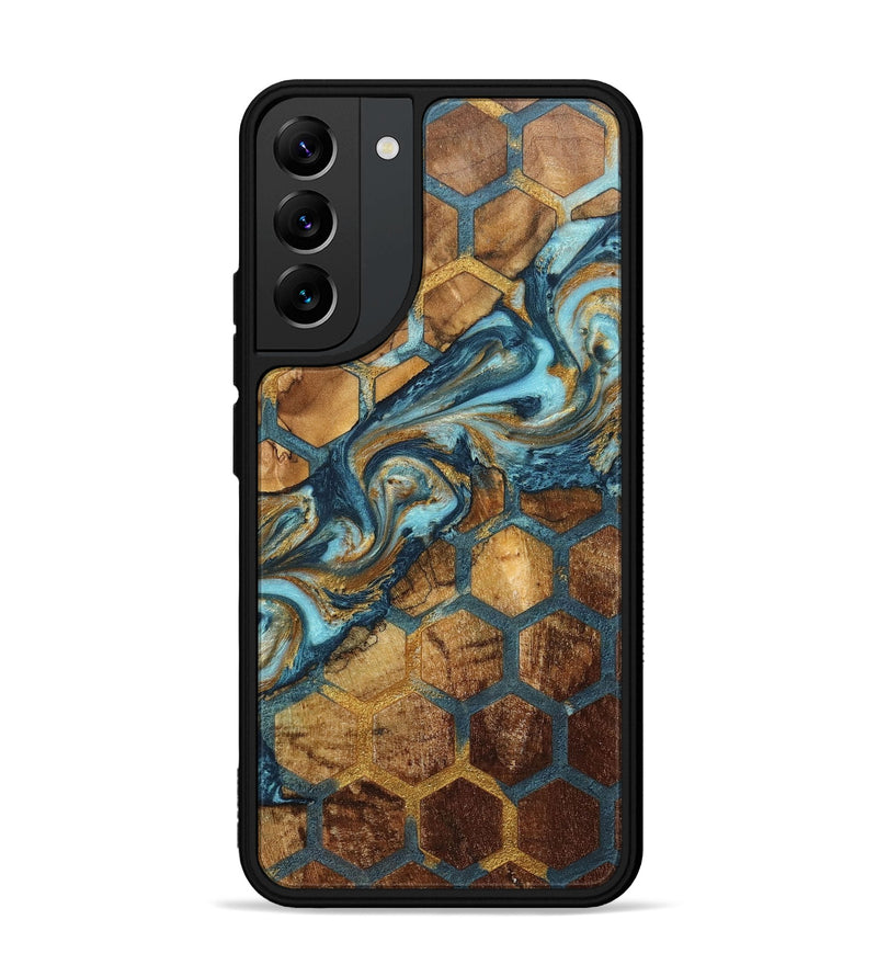 Galaxy S22 Plus Wood+Resin Phone Case - Elena (Pattern, 702195)