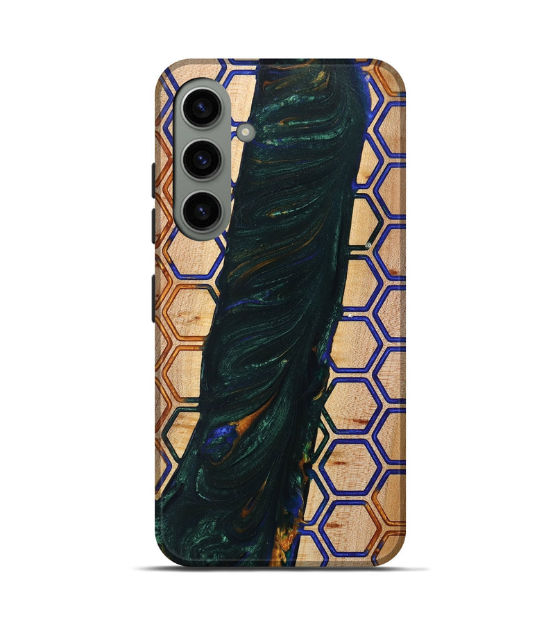 Galaxy S24 Wood+Resin Live Edge Phone Case - Shaniqua (Pattern, 702237)