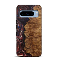 Pixel 8 Pro Wood+Resin Live Edge Phone Case - Therese (Red, 702240)