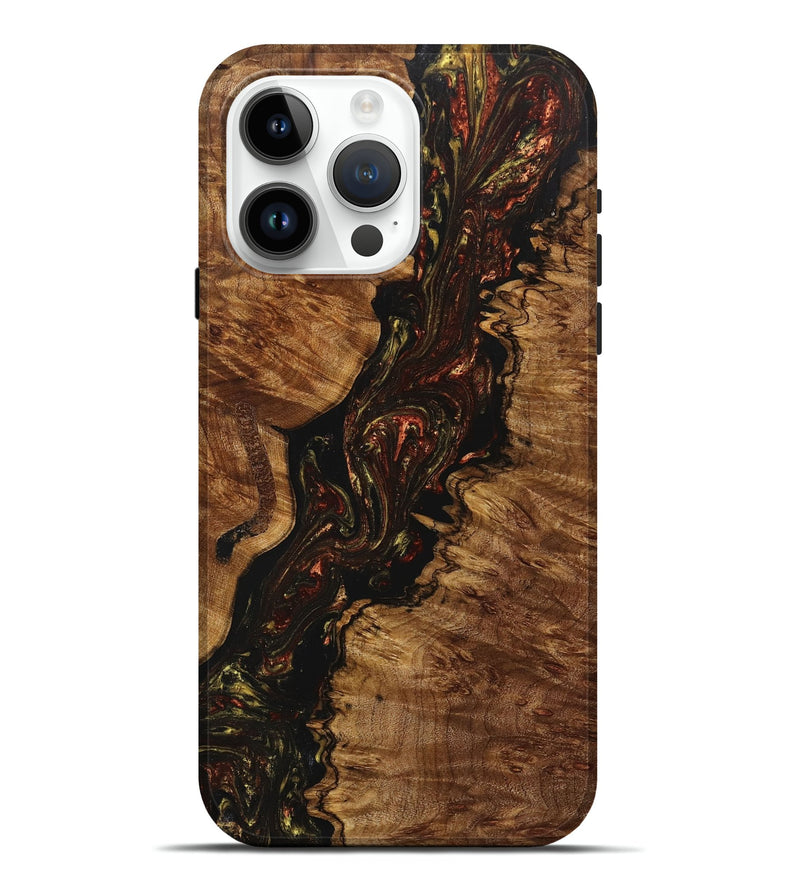 iPhone 15 Pro Max Wood+Resin Live Edge Phone Case - Adeline (The Lab, 702245)
