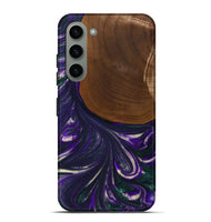 Galaxy S23 Plus Wood+Resin Live Edge Phone Case - Katina (Purple, 702247)