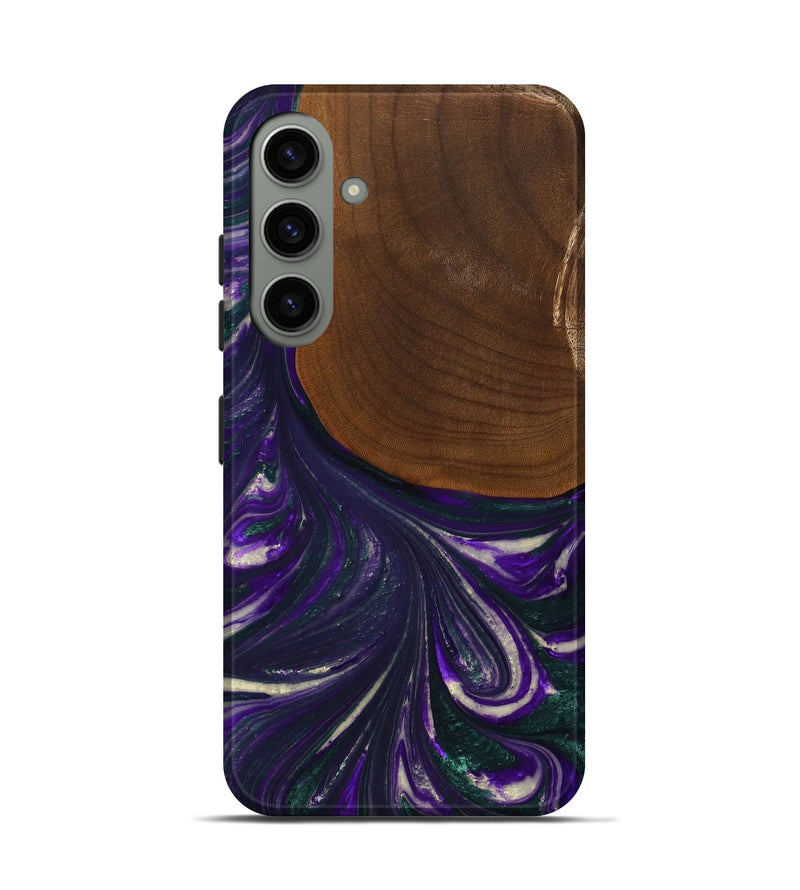 Galaxy S24 Wood+Resin Live Edge Phone Case - Katina (Purple, 702247)