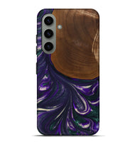Galaxy S24 Plus Wood+Resin Live Edge Phone Case - Katina (Purple, 702247)
