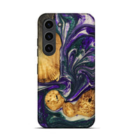 Galaxy S23 Wood+Resin Live Edge Phone Case - Merle (Purple, 702248)