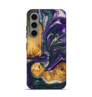 Galaxy S24 Wood+Resin Live Edge Phone Case - Merle (Purple, 702248)