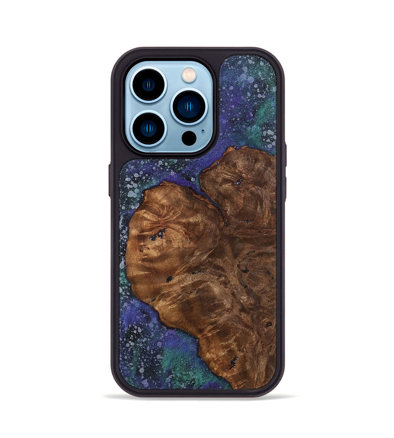 iPhone 14 Pro Wood+Resin Phone Case - Gwen (Cosmos, 702254)