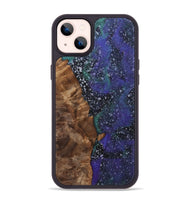 iPhone 14 Plus Wood+Resin Phone Case - Mckinley (Cosmos, 702257)