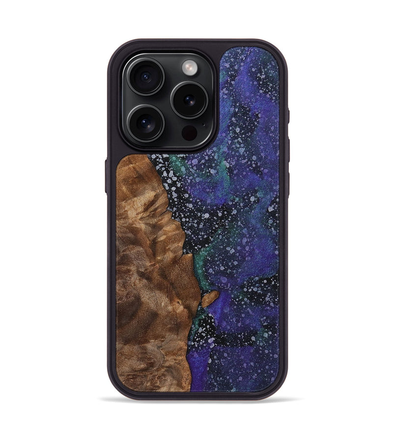 iPhone 15 Pro Wood+Resin Phone Case - Mckinley (Cosmos, 702257)