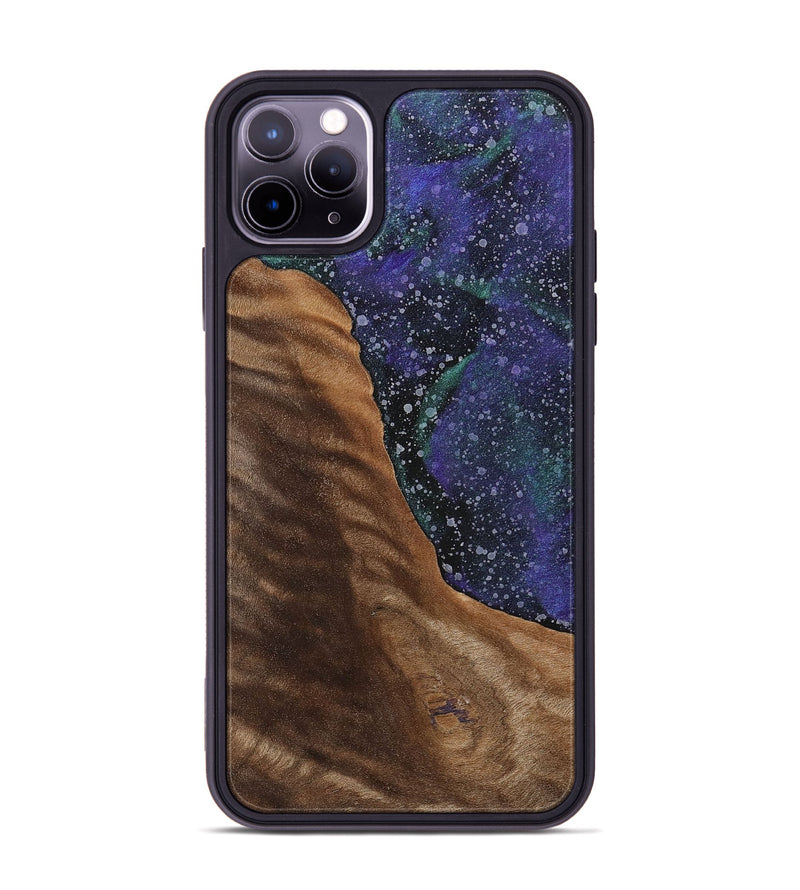 iPhone 11 Pro Max Wood+Resin Phone Case - Glen (Cosmos, 702259)