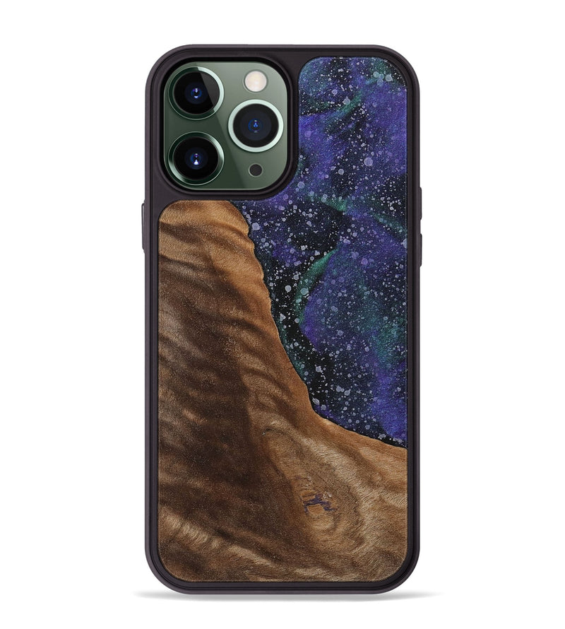 iPhone 13 Pro Max Wood+Resin Phone Case - Glen (Cosmos, 702259)