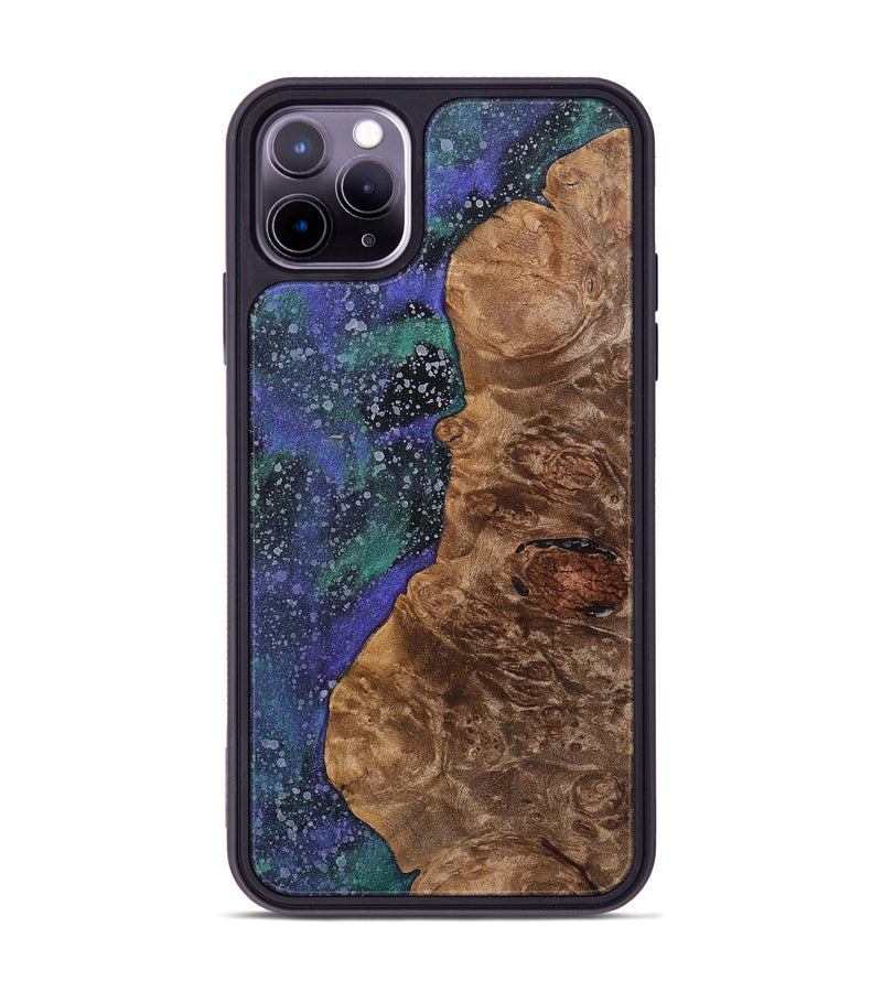 iPhone 11 Pro Max Wood+Resin Phone Case - Robert (Cosmos, 702261)