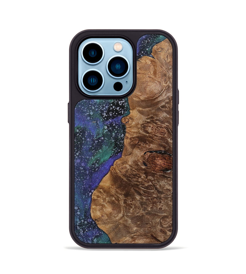 iPhone 14 Pro Wood+Resin Phone Case - Robert (Cosmos, 702261)