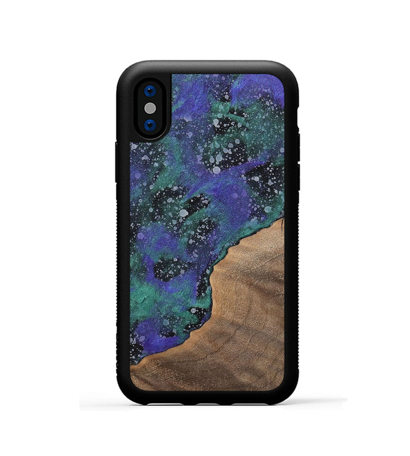 iPhone Xs Wood+Resin Phone Case - Dexter (Cosmos, 702262)
