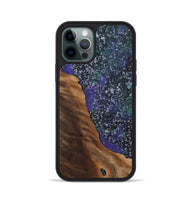 iPhone 12 Pro Wood+Resin Phone Case - Zayn (Cosmos, 702263)