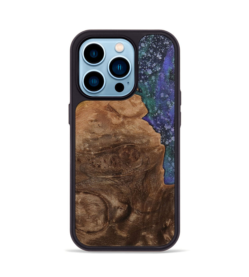 iPhone 14 Pro Wood+Resin Phone Case - Jonah (Cosmos, 702264)