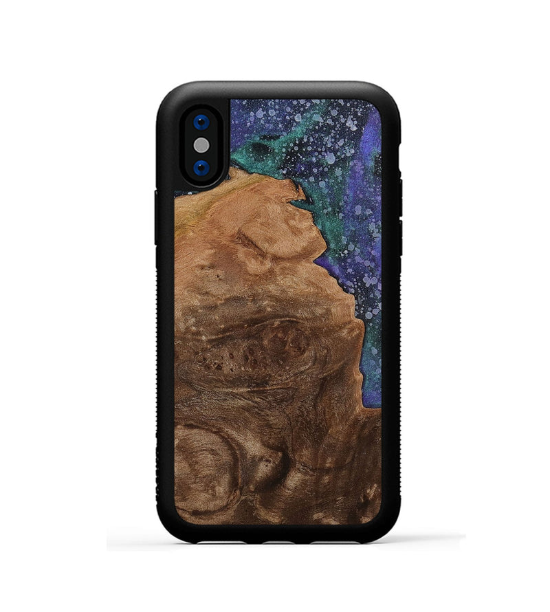 iPhone Xs Wood+Resin Phone Case - Jonah (Cosmos, 702264)