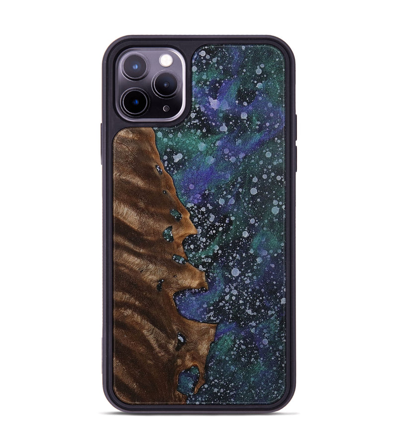 iPhone 11 Pro Max Wood+Resin Phone Case - Gabriella (Cosmos, 702265)