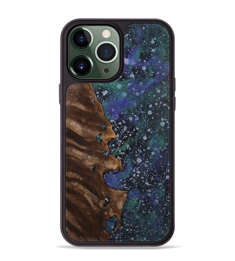 iPhone 13 Pro Max Wood+Resin Phone Case - Gabriella (Cosmos, 702265)