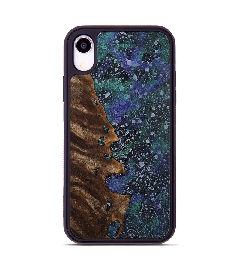 iPhone Xr Wood+Resin Phone Case - Gabriella (Cosmos, 702265)
