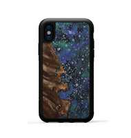iPhone Xs Wood+Resin Phone Case - Gabriella (Cosmos, 702265)
