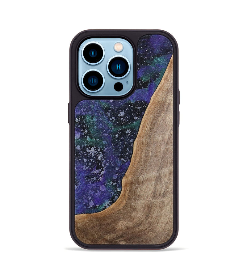 iPhone 14 Pro Wood+Resin Phone Case - Autumn (Cosmos, 702268)