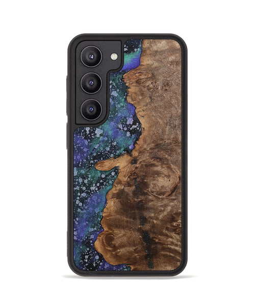 Galaxy S23 Wood+Resin Phone Case - Tevin (Cosmos, 702269)