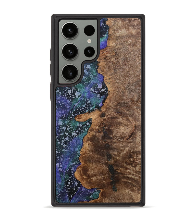 Galaxy S23 Ultra Wood+Resin Phone Case - Tevin (Cosmos, 702269)
