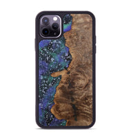 iPhone 11 Pro Max Wood+Resin Phone Case - Tevin (Cosmos, 702269)