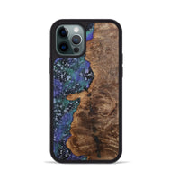 iPhone 12 Pro Wood+Resin Phone Case - Tevin (Cosmos, 702269)