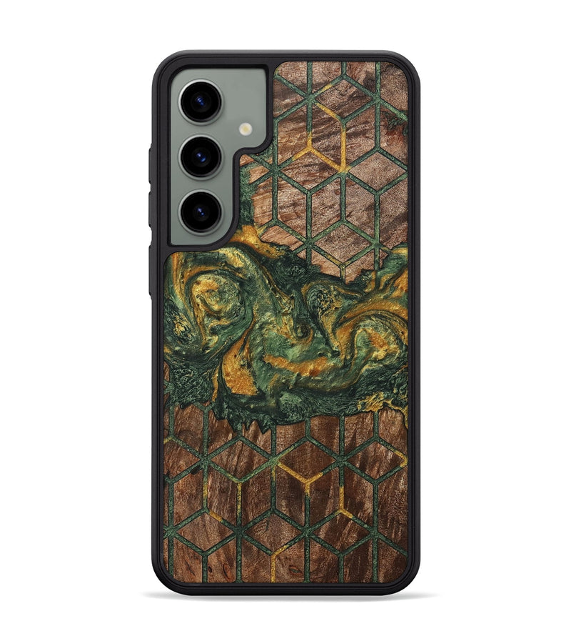 Galaxy S24 Plus Wood+Resin Phone Case - Ariyah (Pattern, 702273)