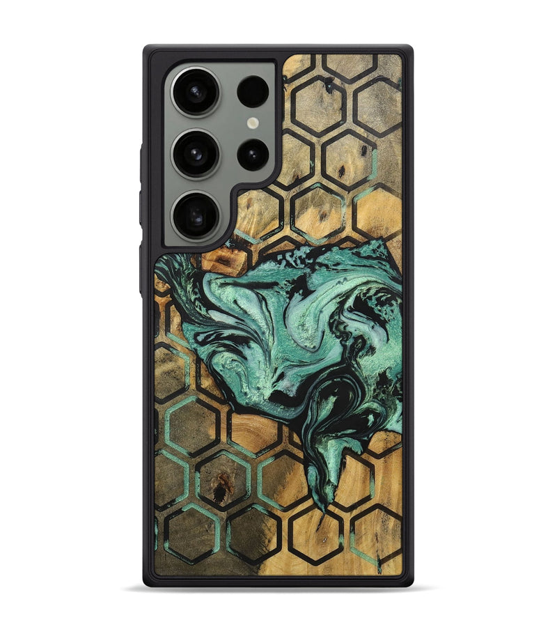 Galaxy S24 Ultra Wood+Resin Phone Case - Zayn (Pattern, 702279)