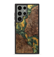 Galaxy S23 Ultra Wood+Resin Phone Case - Dewey (Green, 702338)