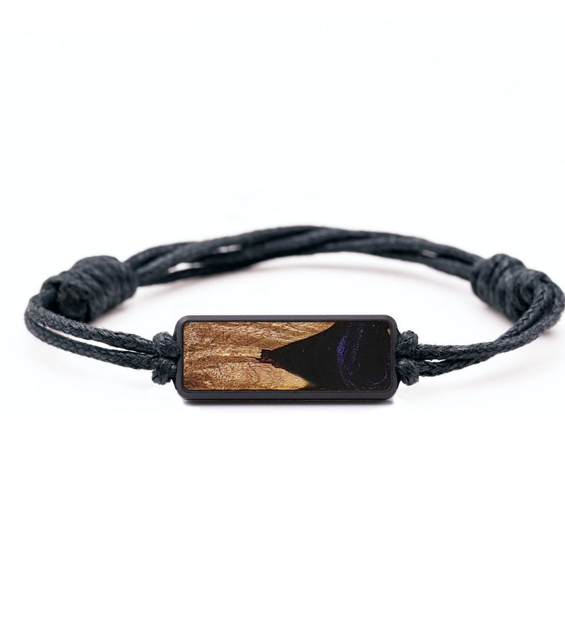Classic Wood+Resin Bracelet - Arielle (Pure Black, 702473)