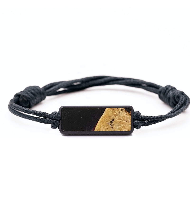 Classic Wood+Resin Bracelet - Sue (Pure Black, 702475)