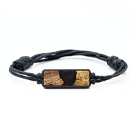 Classic Wood+Resin Bracelet - Eva (Pure Black, 702476)