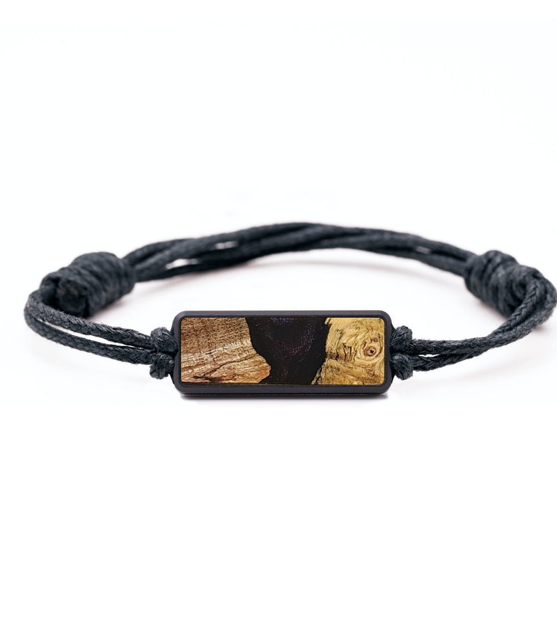 Classic Wood+Resin Bracelet - Eva (Pure Black, 702476)